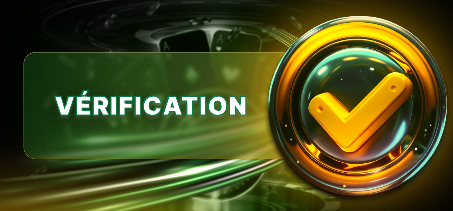 vérification du compte casino